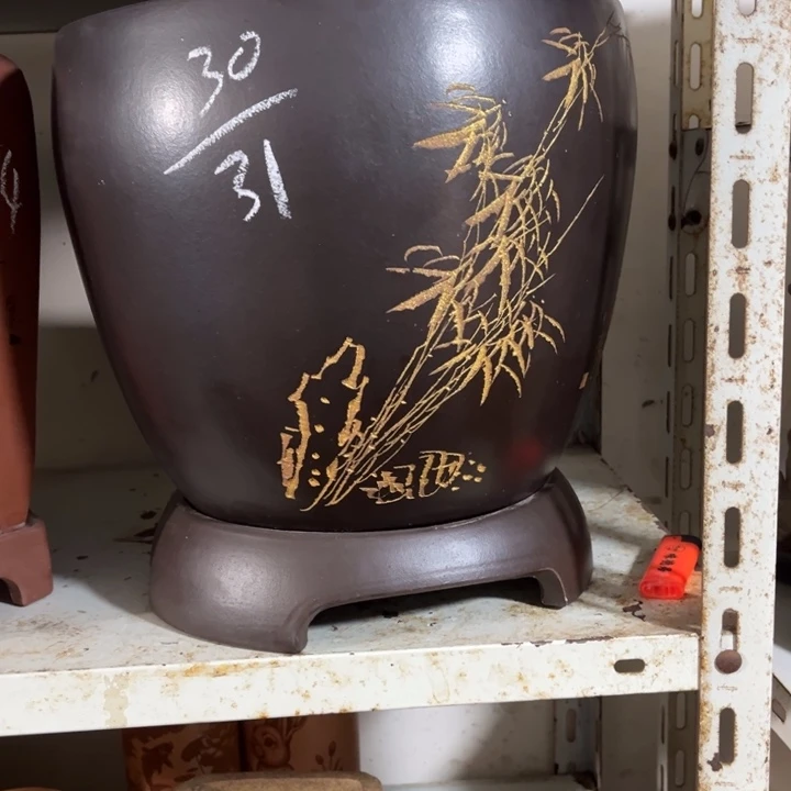 紫砂花盆紫砂花盆