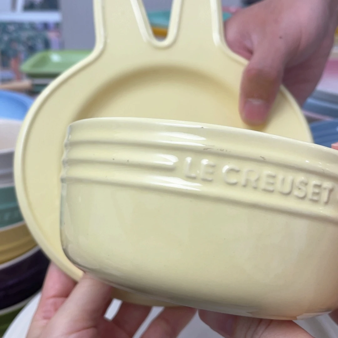 瓷片微瑕2件套 小兔碟➕碗