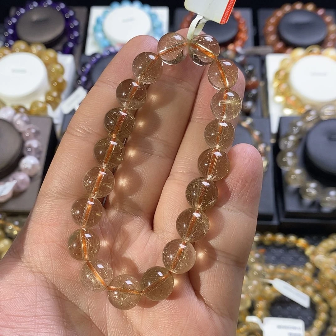 未镶嵌手链水晶金发晶