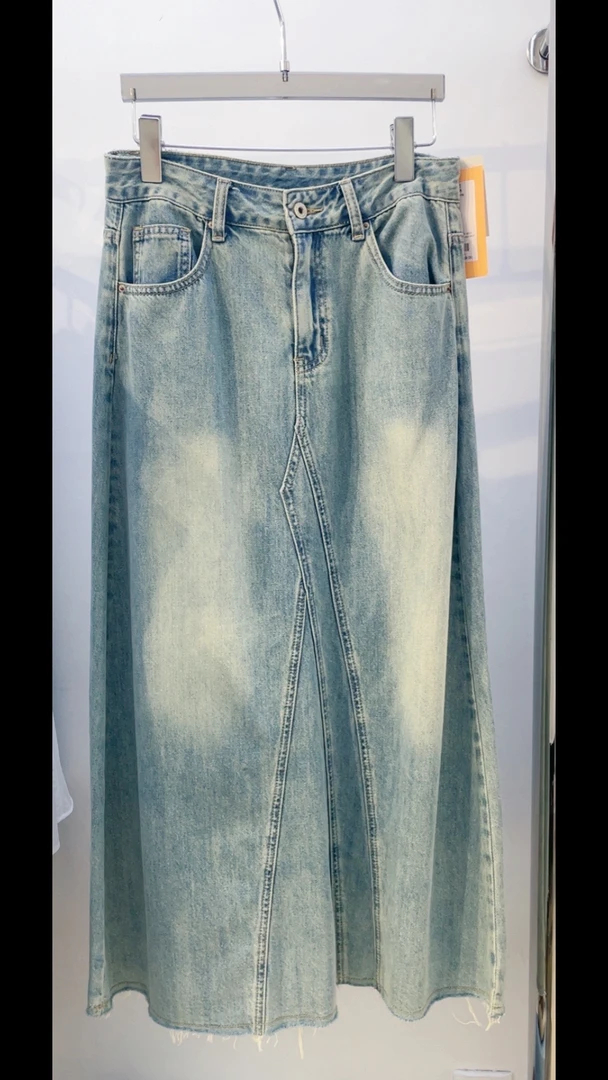 不退不换牛仔半裙7319