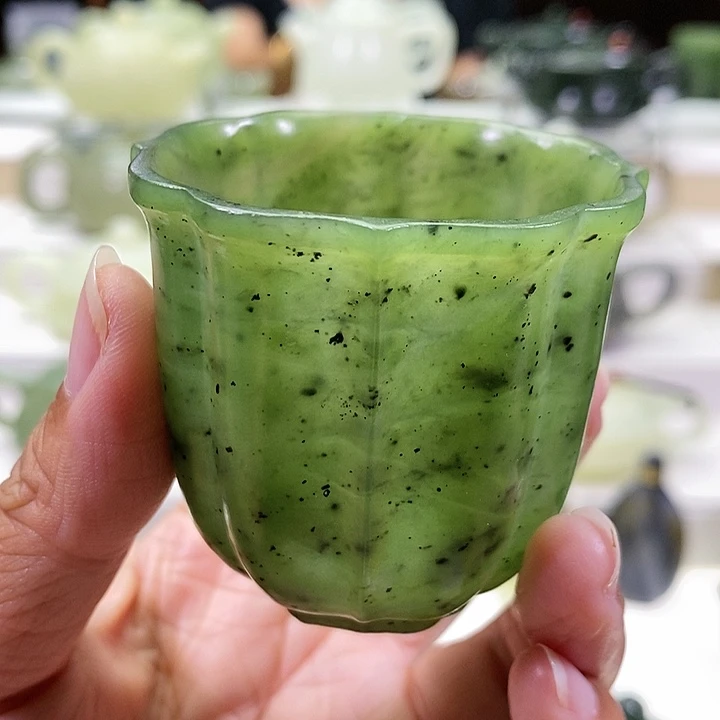 未镶嵌和田玉挂件茶杯65ml