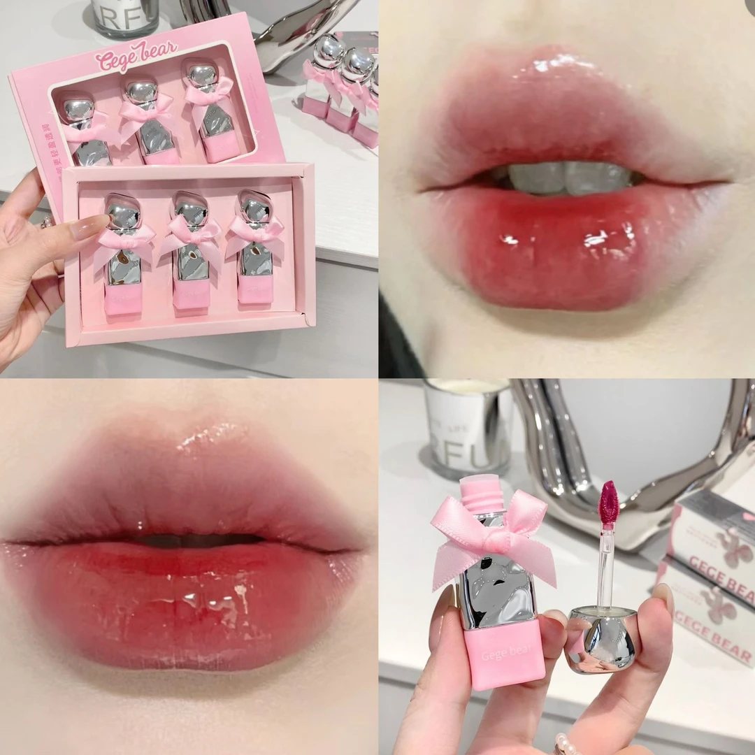 Gegebear甜嫩透润水光唇釉国货镜面素颜化妆品学生党唇釉美妆口红