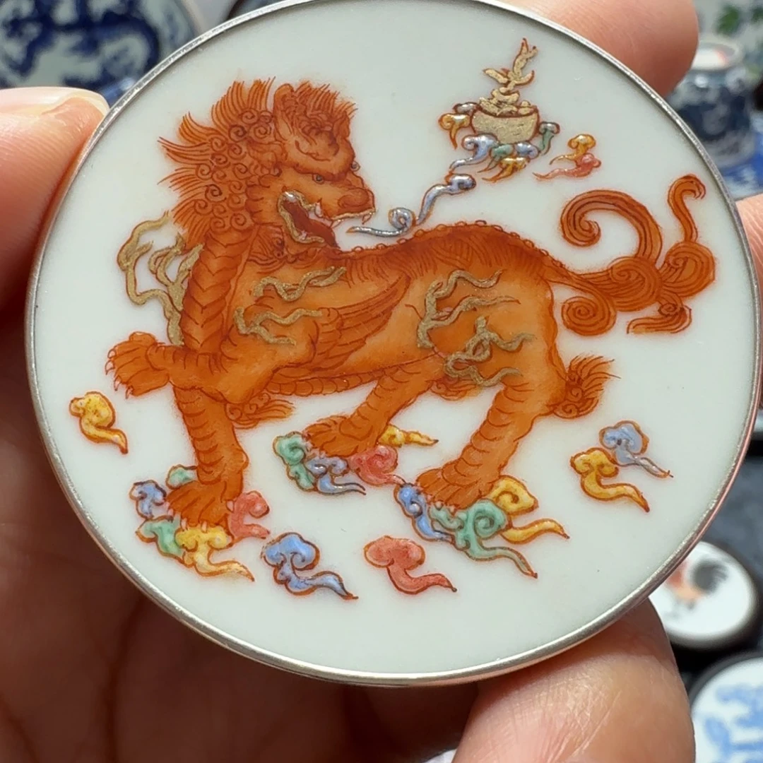 玉***人陶摆件精品挂件一个