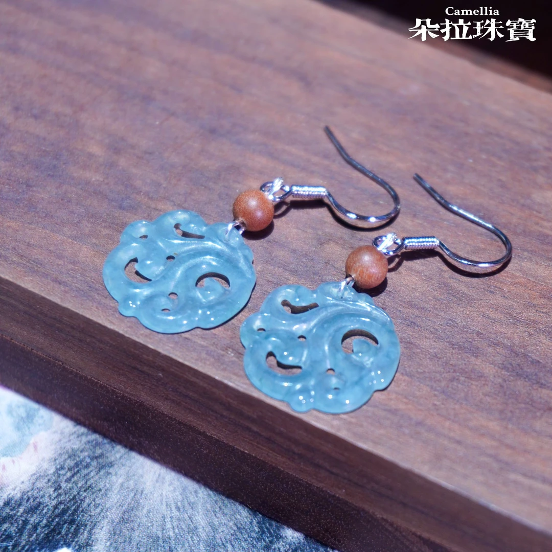 朵拉珠宝 3060 翡翠耳饰 多样性发其一