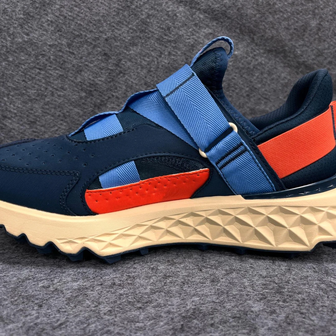 ColeHaan/歌涵男款钻石底搭扣运动鞋蓝橙拼色C37935默认微瑕