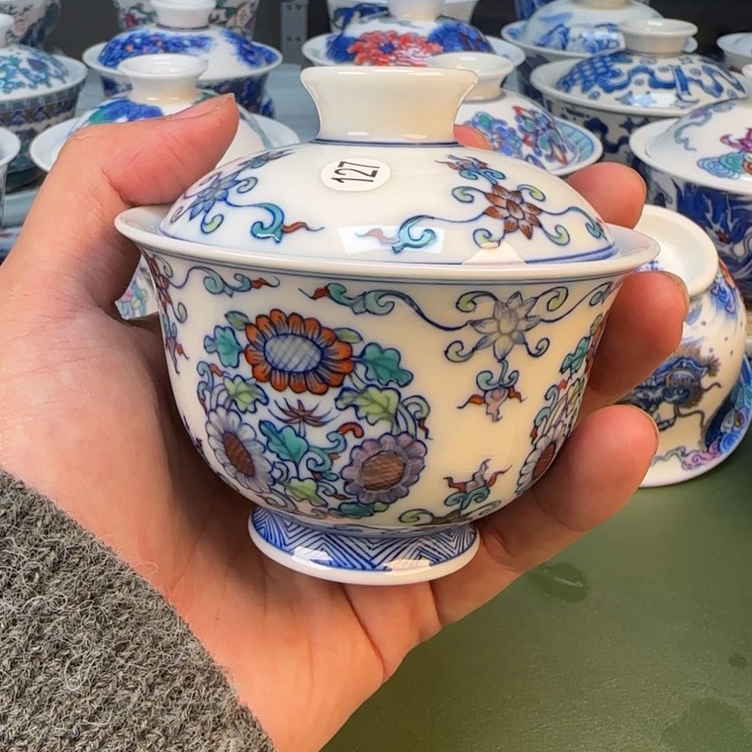 彦祖纯手工手绘茶具127
