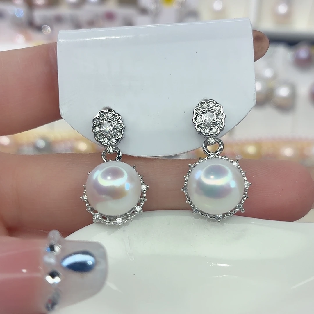 未镶嵌淡水珍珠耳饰