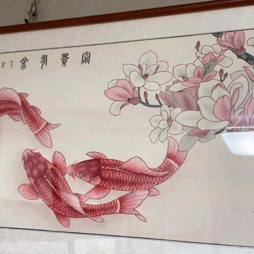 【闪购商品】国画手绘国画工笔带框