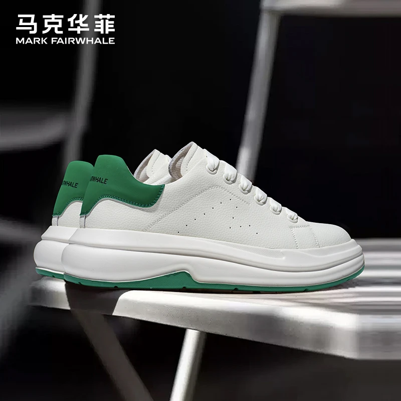 马克华菲男鞋小白鞋男2025新款透气男士休闲板鞋秋冬季潮鞋子男款