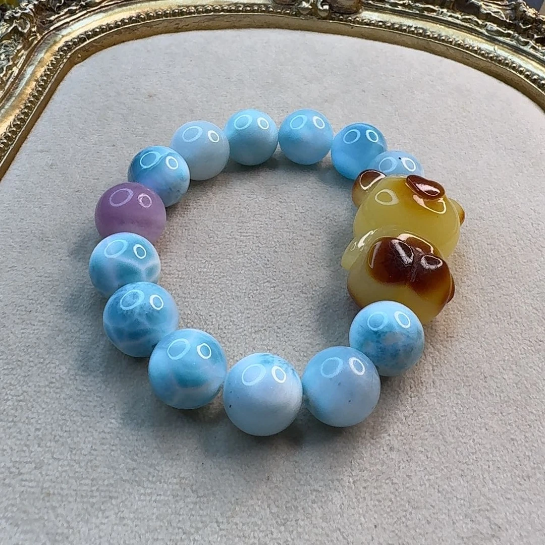 未镶嵌琥珀裸石琥珀手串