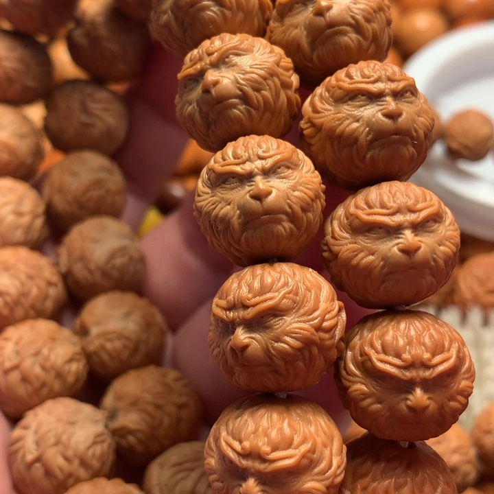 【闪购商品】猴头核桃手串雨*北悟空