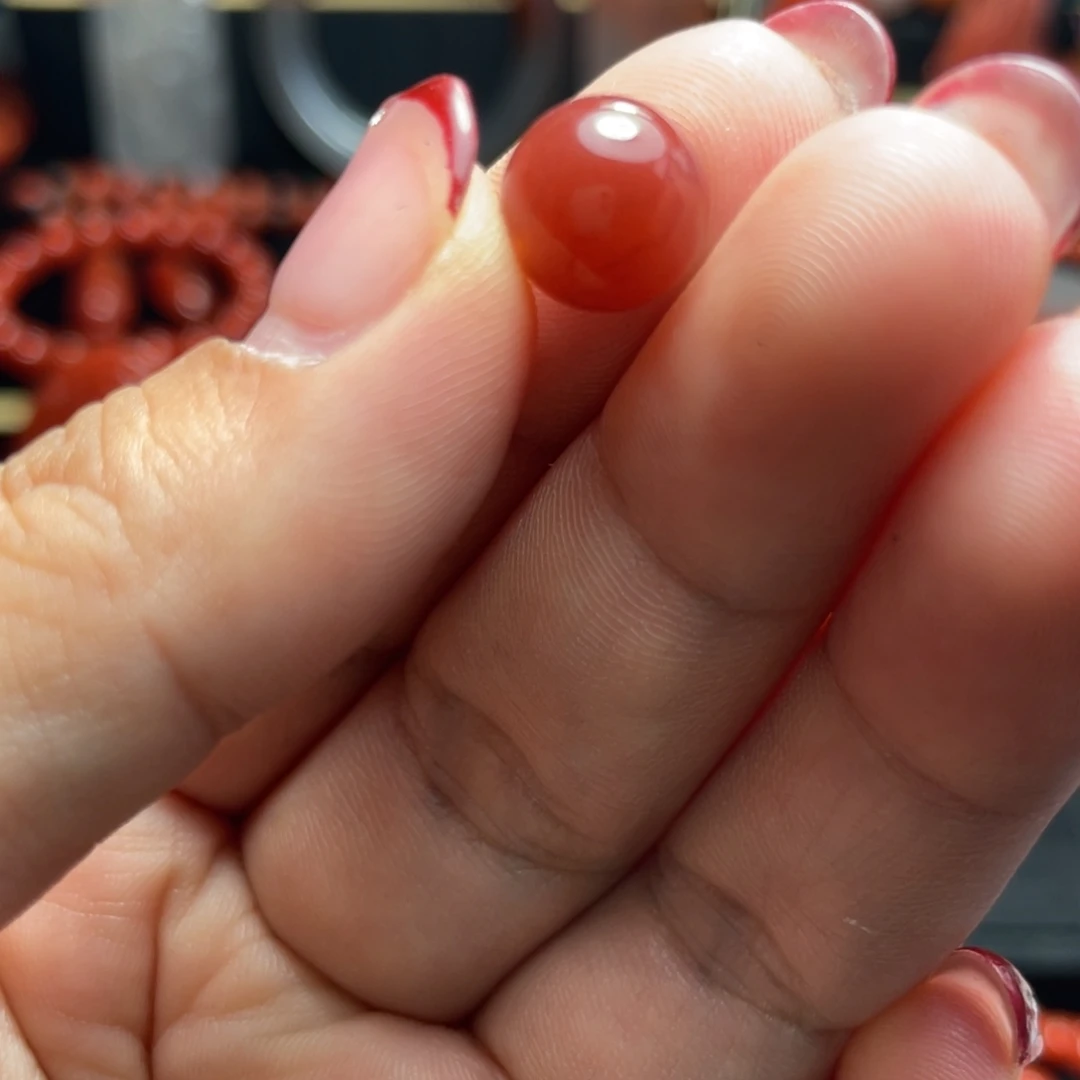 C***1南红玛瑙未镶嵌珠子珠子