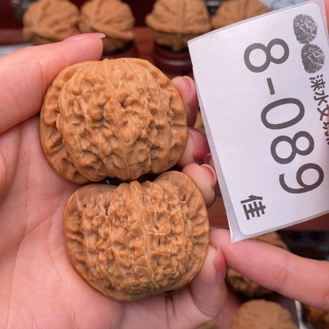 把件文玩核桃43闷白