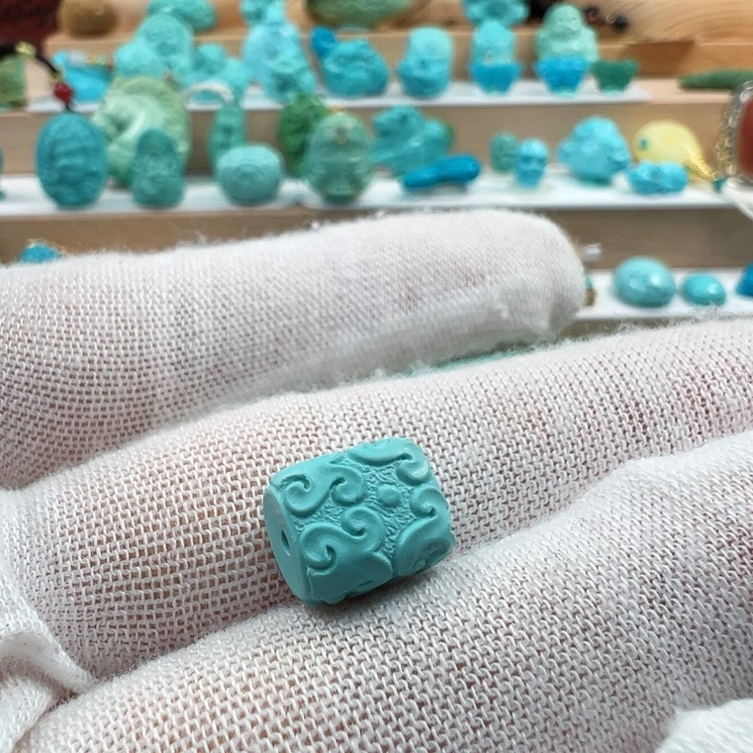 绿松石未镶嵌吊坠(不含链)9+