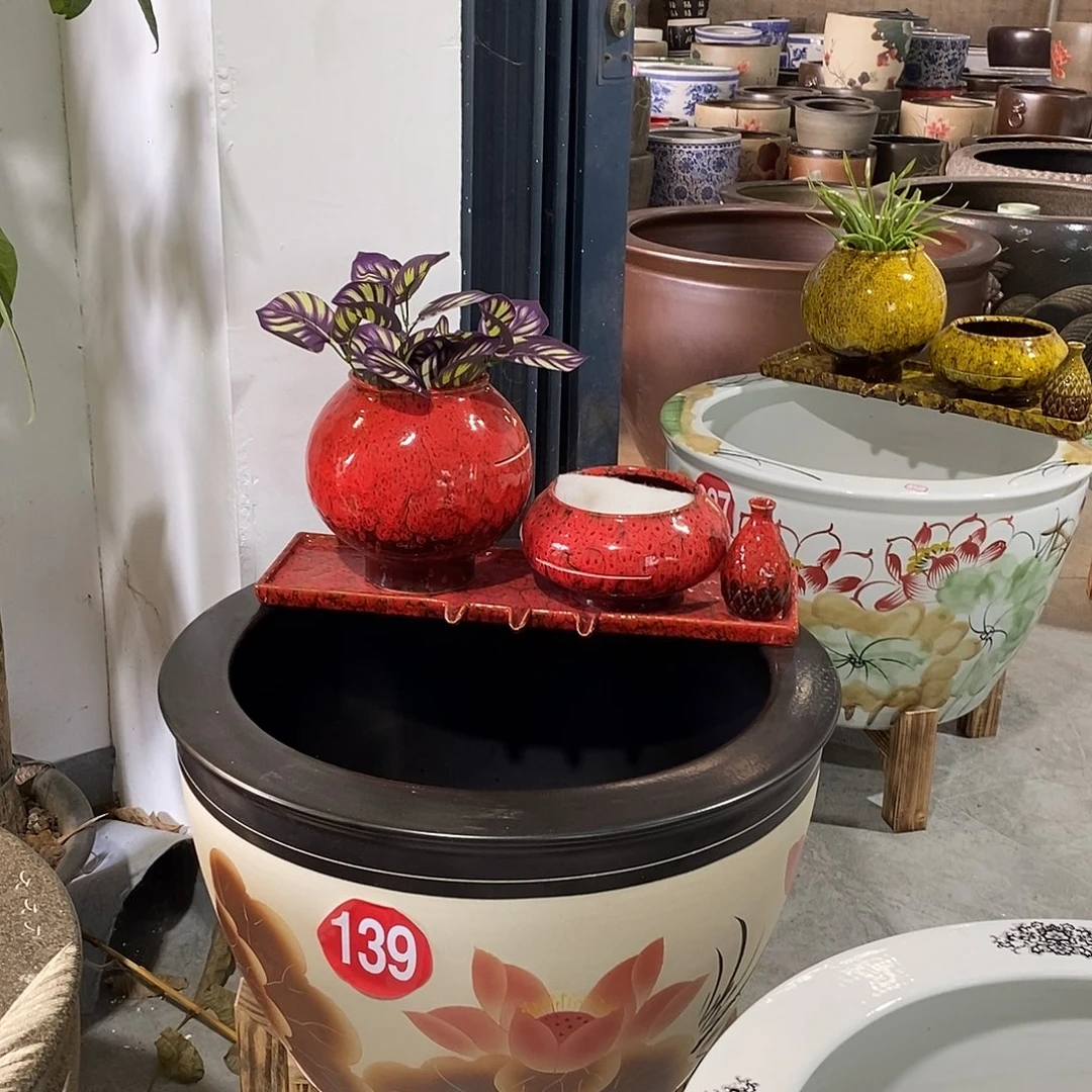 景德镇陶瓷鱼缸艺术