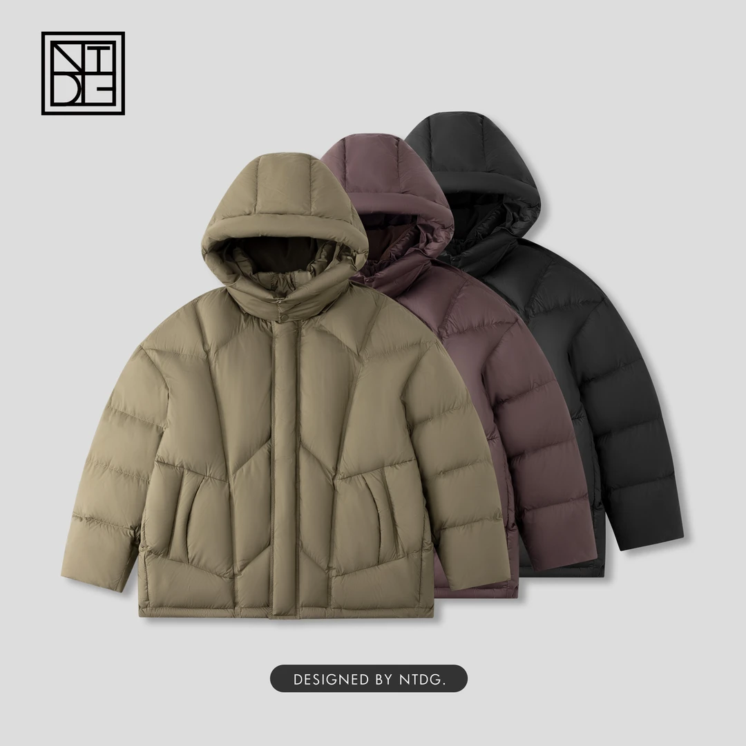 高端可拆卸连帽云朵泡芙系列高蓬松25D羽绒服28820