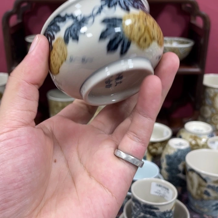 摆件景德镇立勤堂老陶下午场