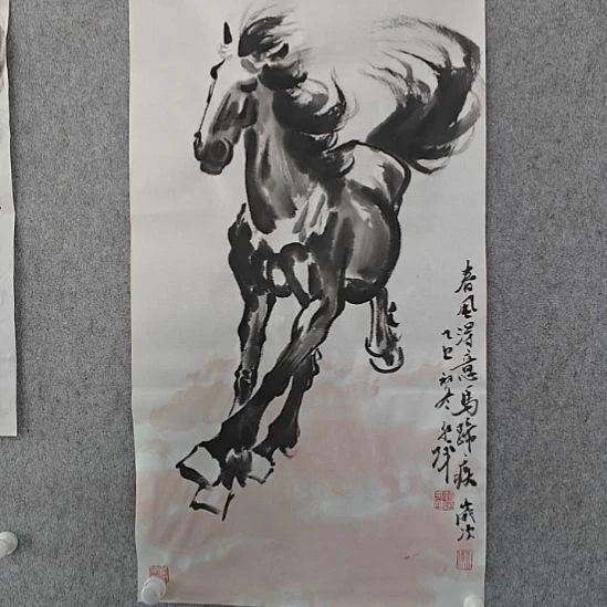 国画手绘画画马上到了