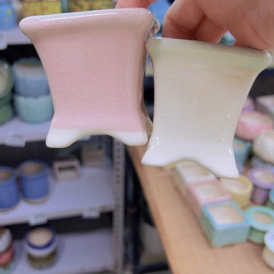 红陶陶瓷花盆当场满12包邮发货