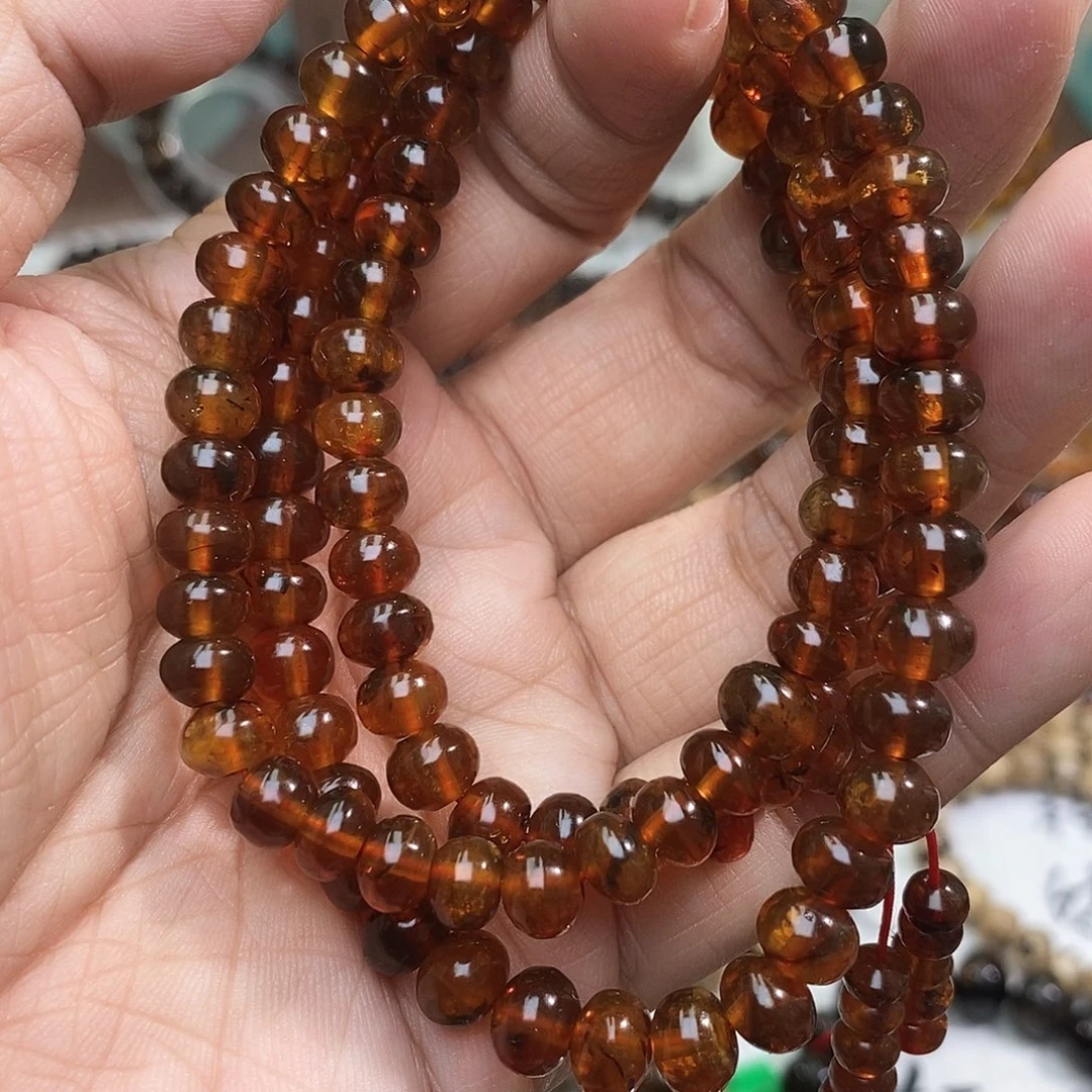 琥珀未镶嵌手链7血