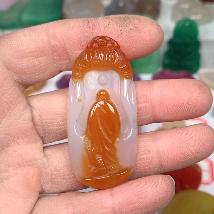 玛瑙/玉髓颈饰未镶嵌一****