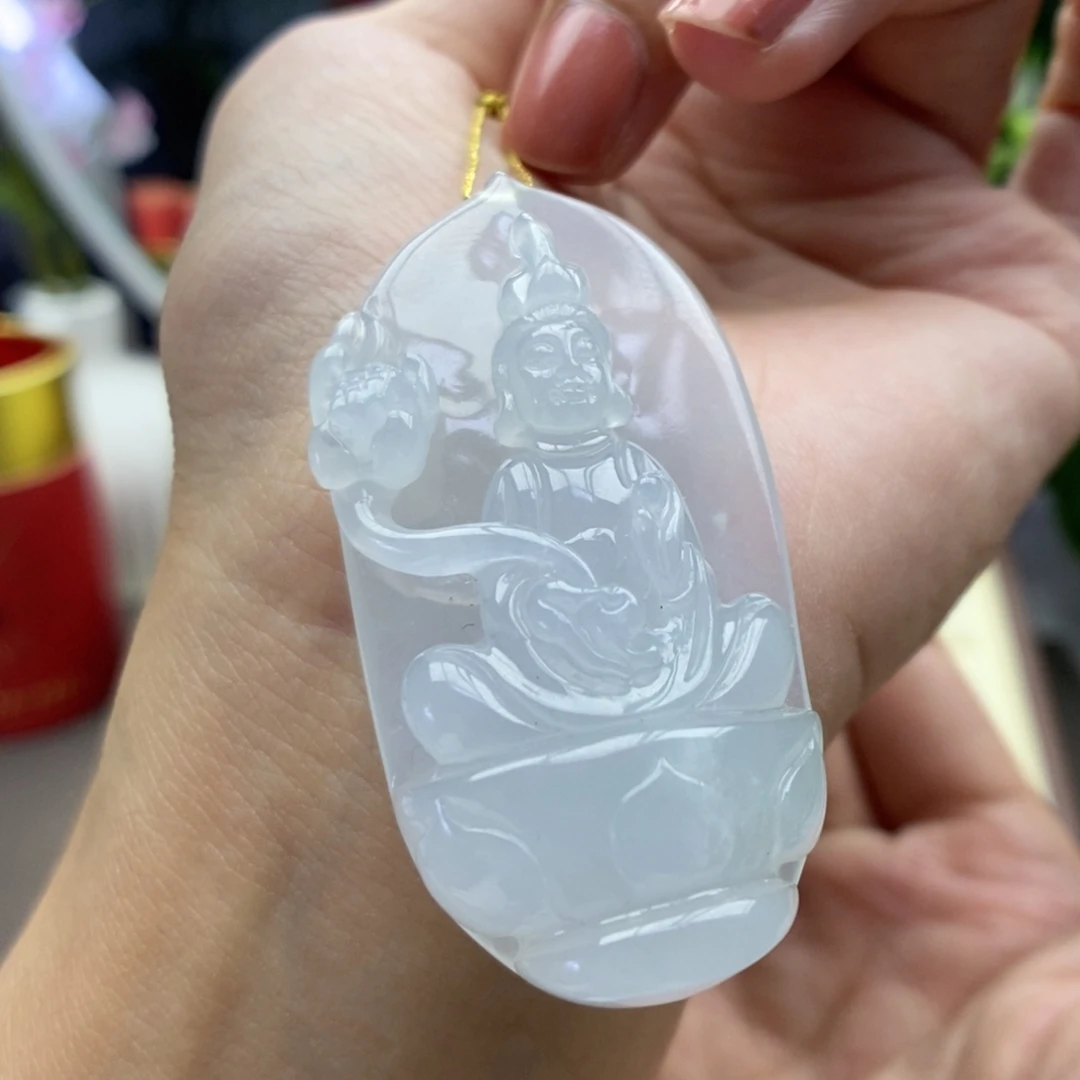 翡翠未镶嵌颈饰吊坠42