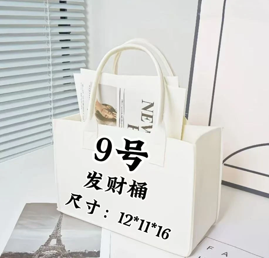 【9号】经典时尚百搭发财桶包简约   A6553-11
