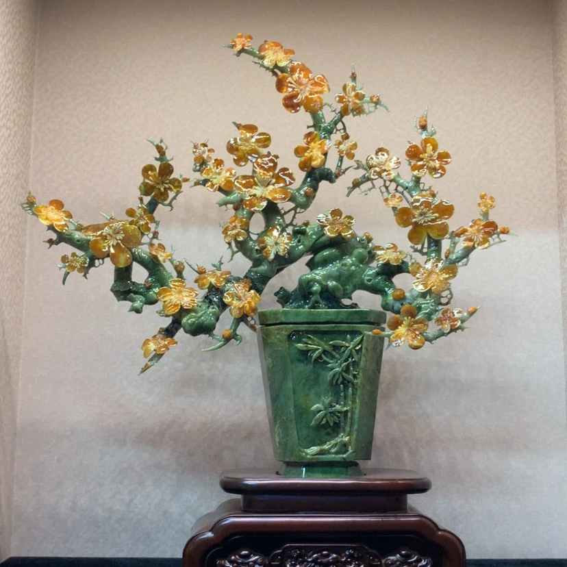 【闪购商品】未镶嵌蛇纹石玉摆件覆膜