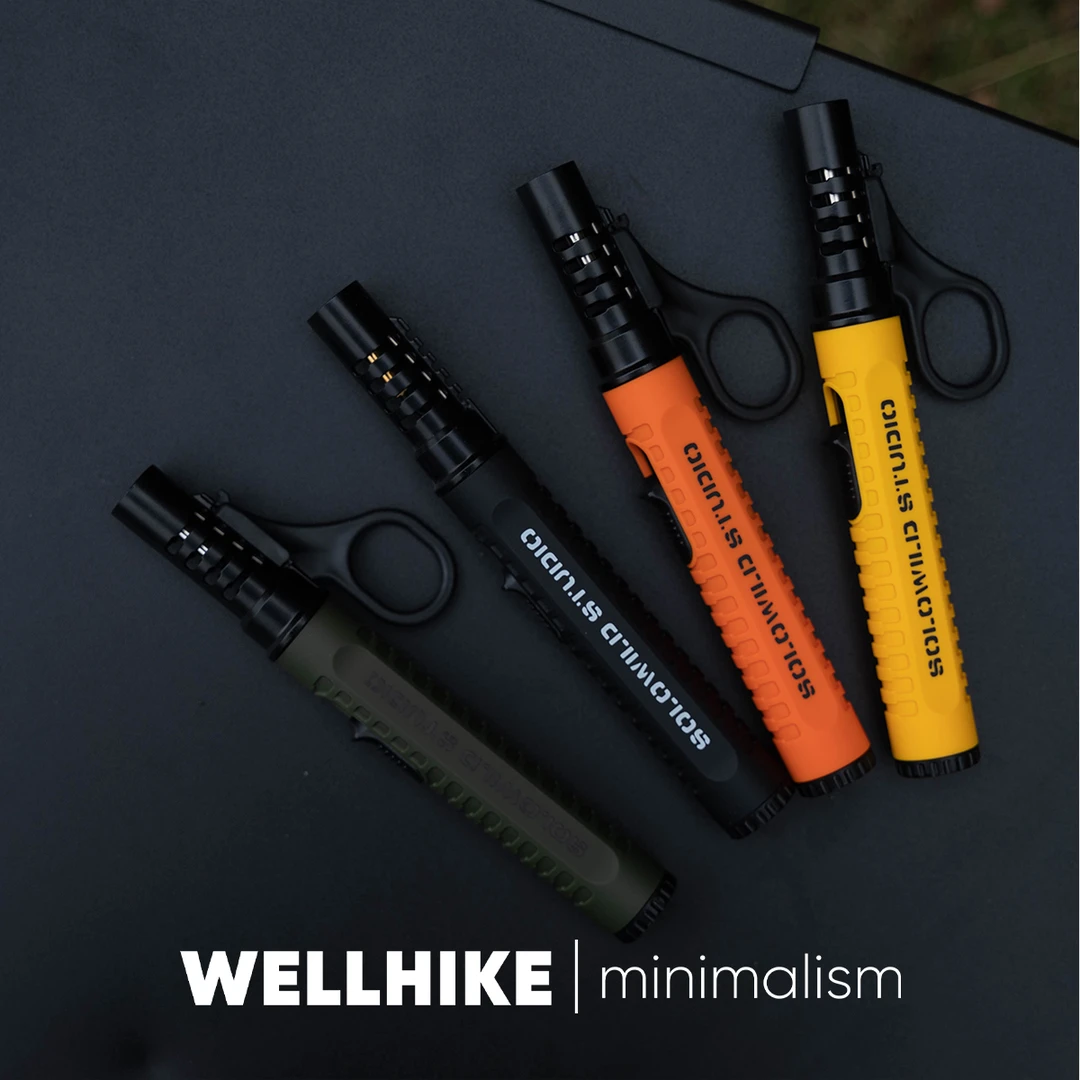 WELLHIKE户外SWS荒野点火棒可充气打火机点灯明火战术露营点火器