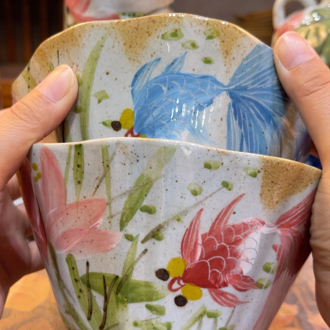 瓷片钟*景德镇手工制作