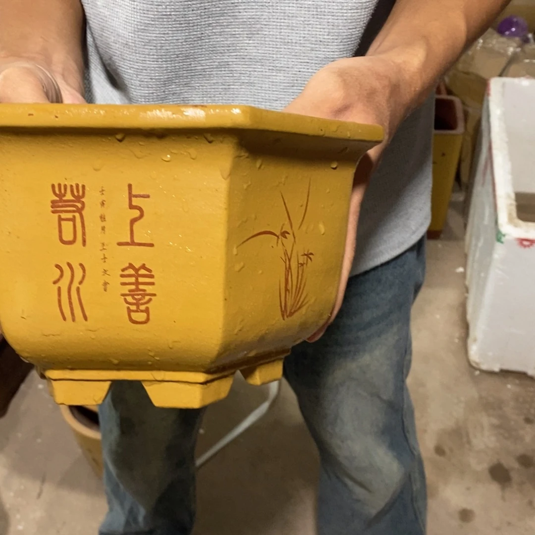 紫砂花盆口径口径24 14