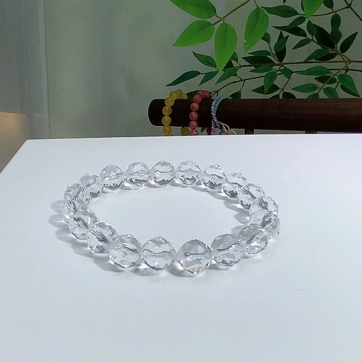 未镶嵌手链水晶白水晶钻石切