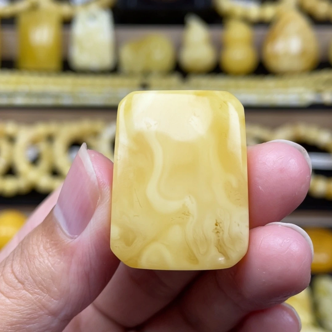 琥珀裸石未镶嵌琥珀蜜蜡
