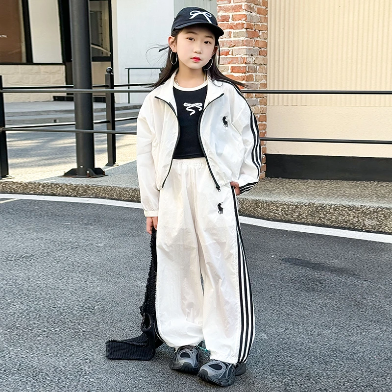 女童夏季薄款防晒衣超薄皮肤衣时尚两件套舒适透气