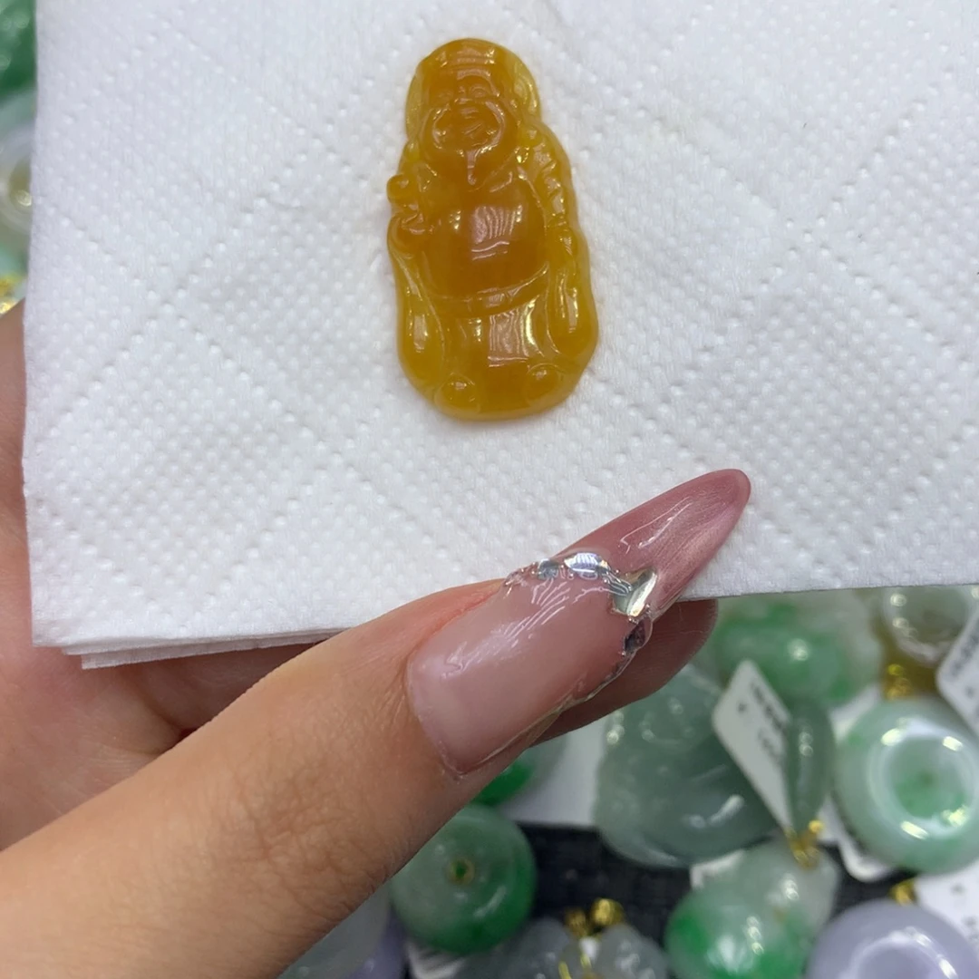 翡翠18K金镶嵌颈饰11111111111