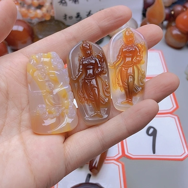 【闪购商品】未镶嵌玛瑙/玉髓珠宝半成品双***