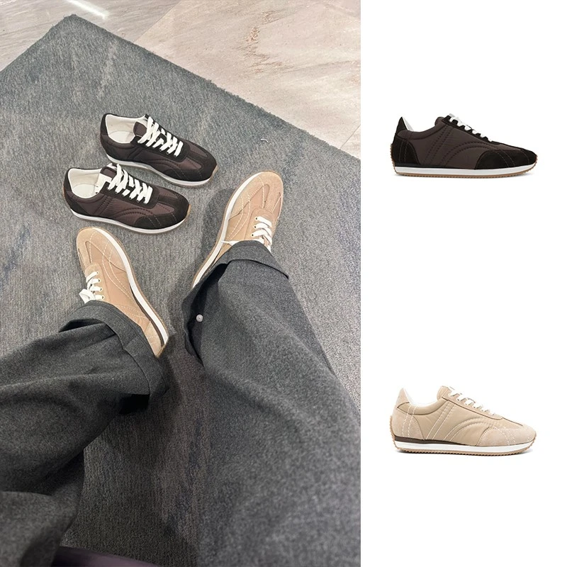 TOTEME 尼龙拼皮运动鞋 正码 251-WAS1544-FB0359-040