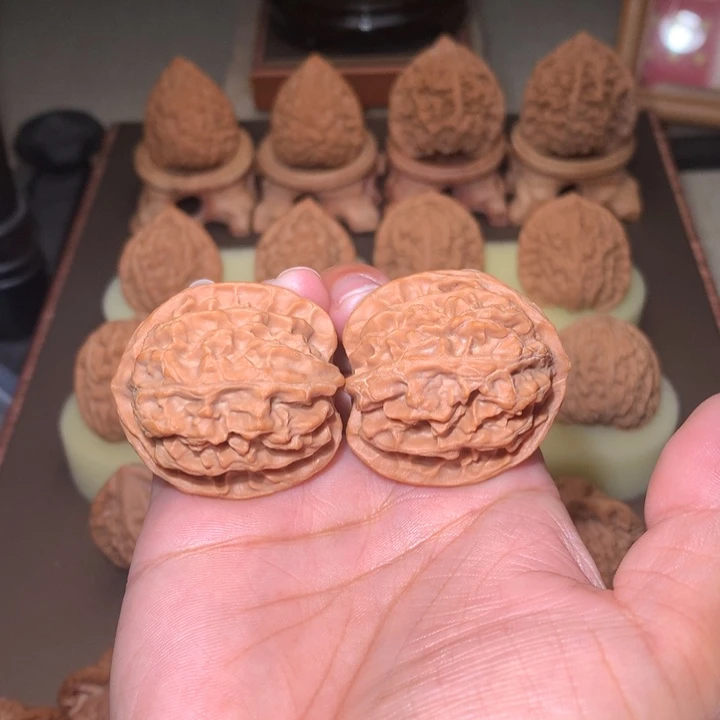 核桃文玩核桃把件苹果