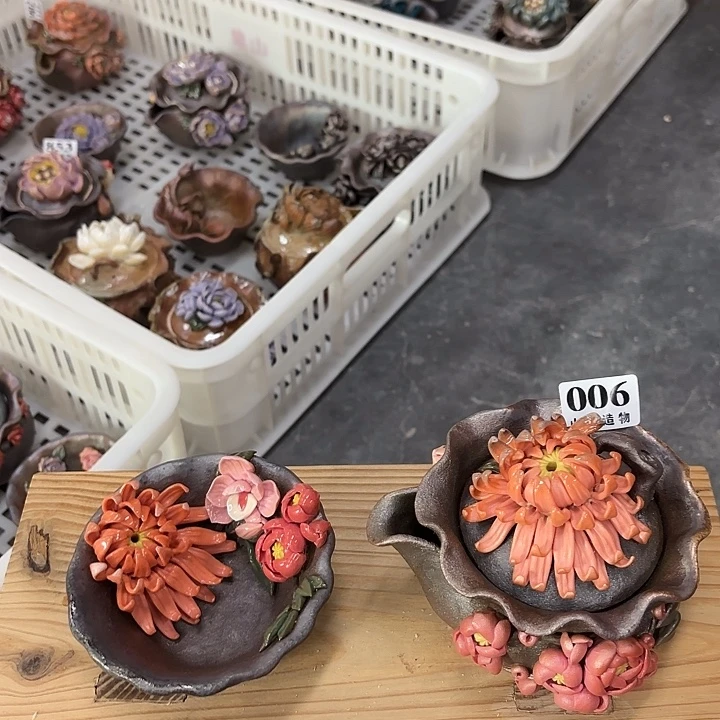山泉造物手工制作柴烧006一套