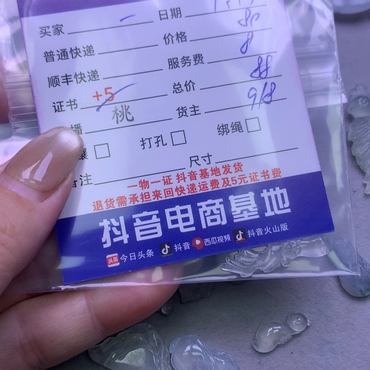 翡翠颈饰未镶嵌一***儿