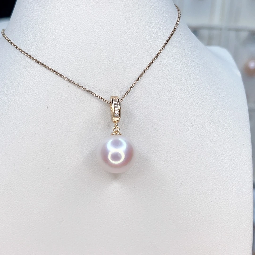 合金淡水珍珠吊坠(赠链)