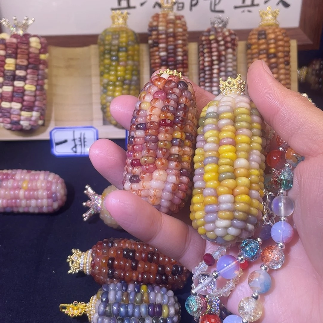 昆***厂木质类文玩玉米文玩玉米