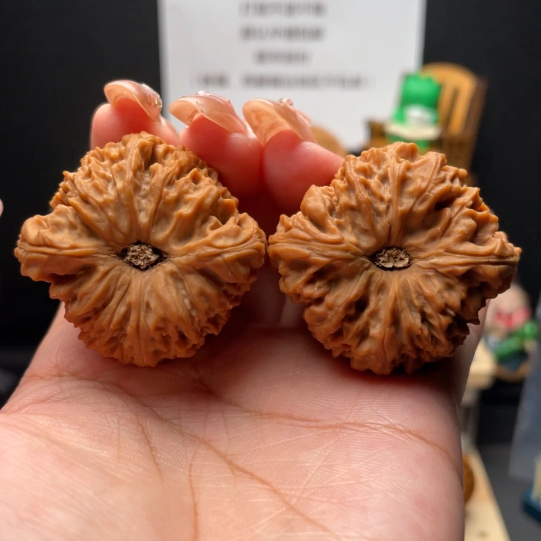 【闪购商品】文玩核桃吊坠海*拉丝凹底正高炮