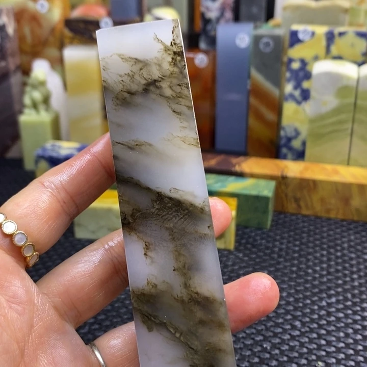 南美石每**歌青田石印章石