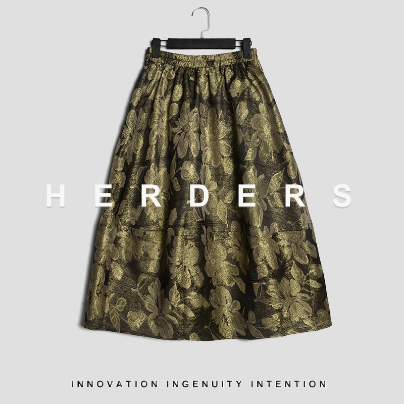 HERDERS 短款松紧腰多色半裙 50093