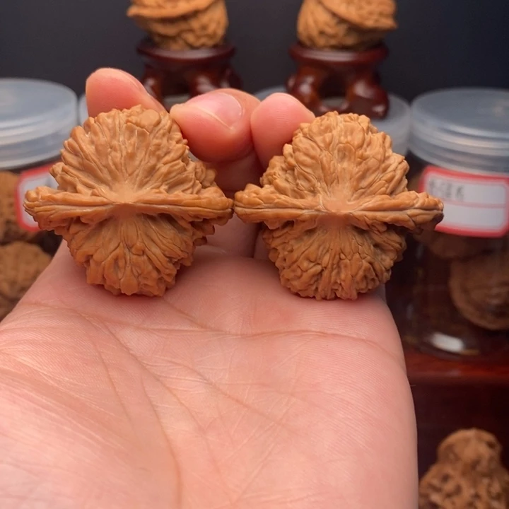 把件文玩核桃43尺四座楼