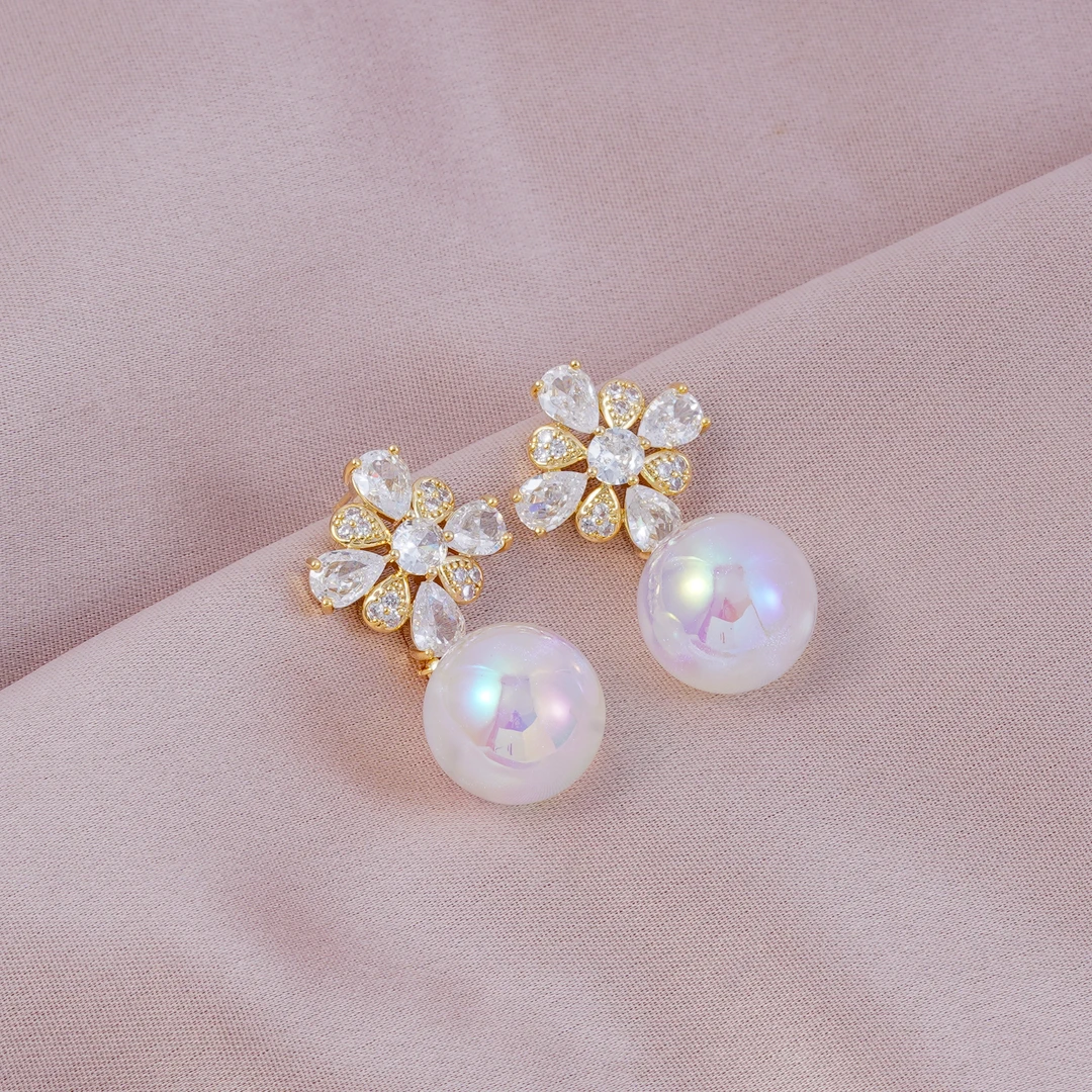 铜合金耳饰 气质轻奢时尚百搭法式小众简约精致PT0541