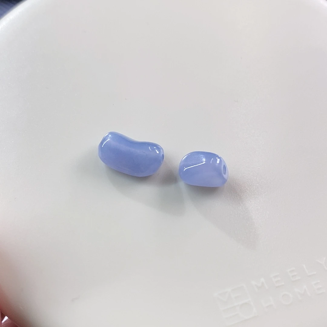 颈饰未镶嵌翡翠一对紫随形