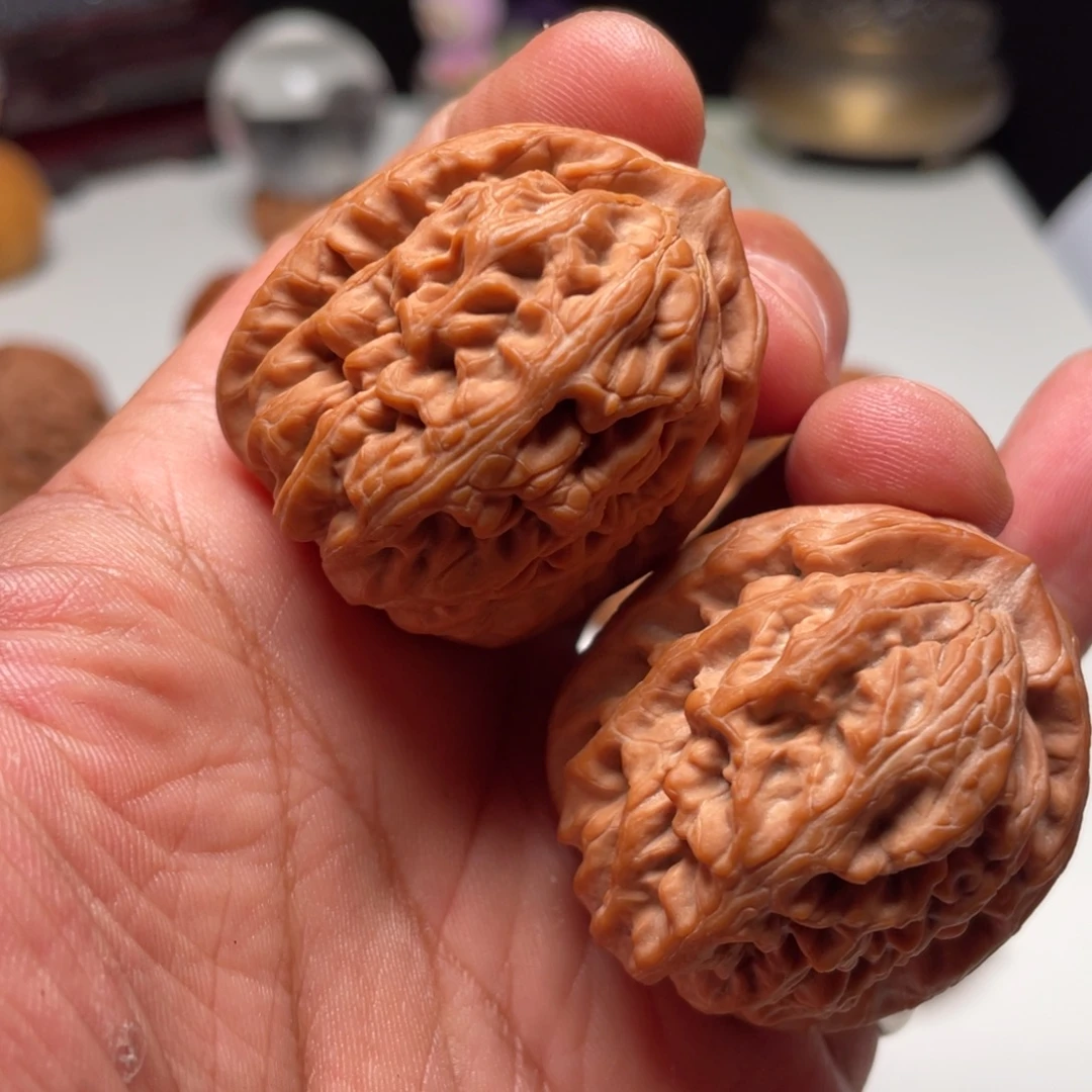 吊坠文玩核桃红锦鲤