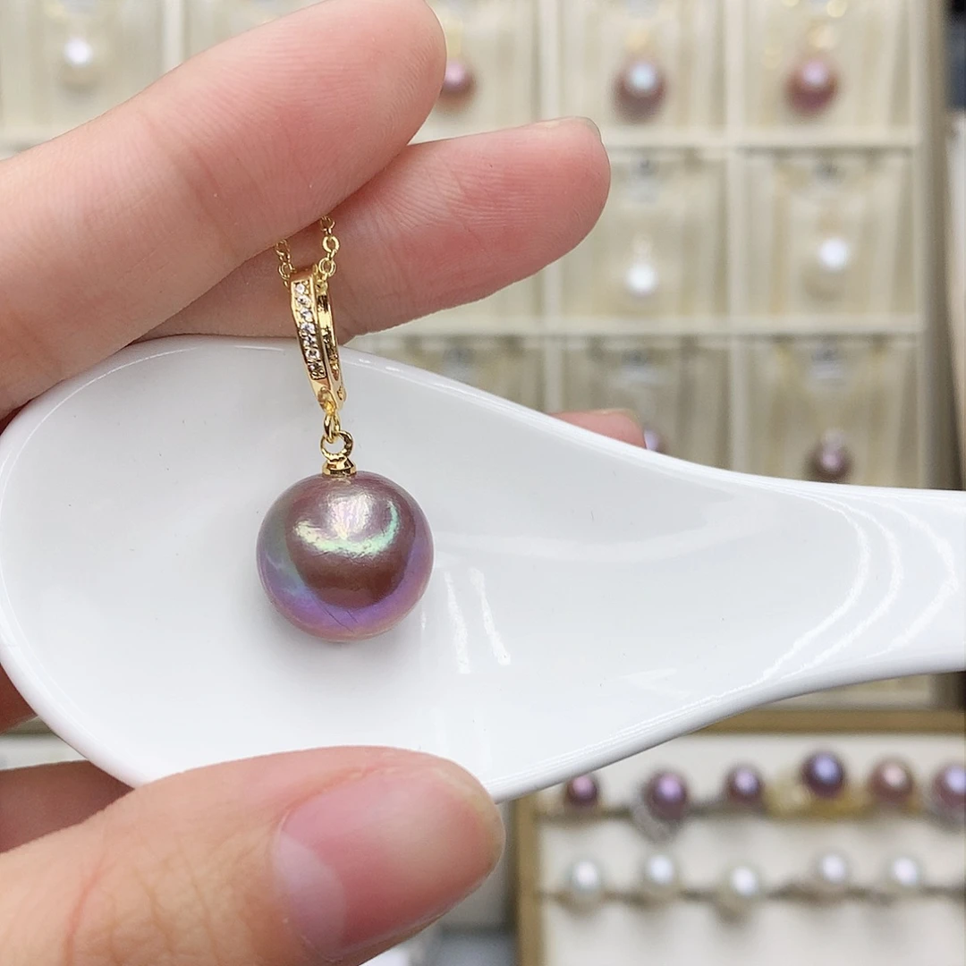 淡水珍珠吊坠(赠链)合金